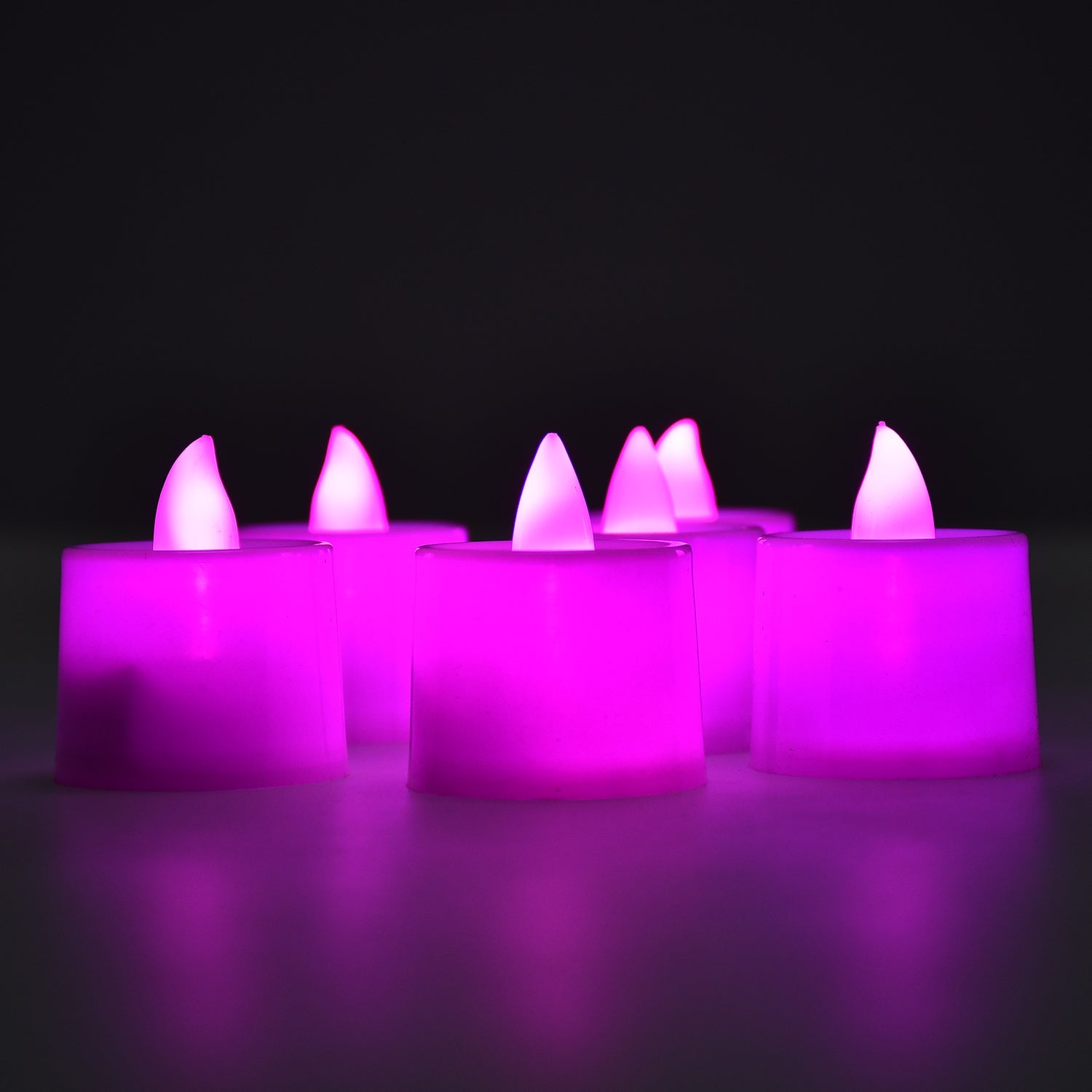 6632 Pink Flameless LED Tealights, Smokeless Plastic Decorative Candles - Led Tea Light Candle For Home Decoration (Pack Of 24) DeoDap 6632 Pink Flameless LED Tealights, Smokeless Plastic Decorative Candles - Led Tea Light Candle For Home Decoration (Pack Of 24) DeoDap